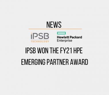 News : IPSB Technology Won the FY21 HPE Emerging Partner Award