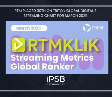 RTM Placed 30th On Triton Global Digital’s Streaming Chart